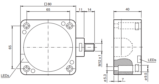 外形尺寸图 外形尺寸图
