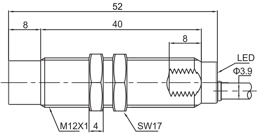 电感式传感器:Ni8-G12-OP6L(G12系列)(图3) 电感式传感器:Ni8-G12-OP6L(G12系列)(图3)