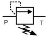 液压溢流阀符号的表示方式(图1) 液压溢流阀符号的表示方式(图1)