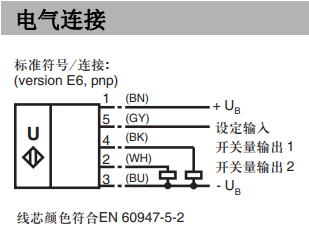 超声波传感器UB500-18GM75-E6-V15(图3) 超声波传感器UB500-18GM75-E6-V15(图3)