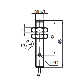 电感式传感器NEB4-8GM45-E2(图2) 电感式传感器NEB4-8GM45-E2(图2)