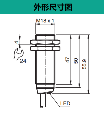 电感式传感器NBB8-18GM50-E0(图2) 电感式传感器NBB8-18GM50-E0(图2)