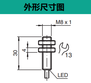 电感式传感器 NBB2-8GM30-E2(图3) 电感式传感器 NBB2-8GM30-E2(图3)