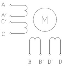 三洋两线\四线和六线双极步进电机接线图(图3) 三洋两线\四线和六线双极步进电机接线图(图3)