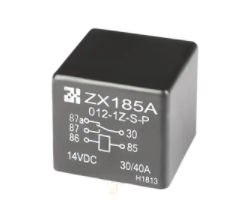 汽车继电器阻塞如何实现的连通，汽车继电器基本结构部件(图1)