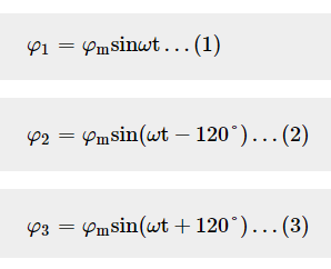 三相感应电机旋转磁场的数学分析及分量公式(图2) 三相感应电机旋转磁场的数学分析及分量公式(图2)