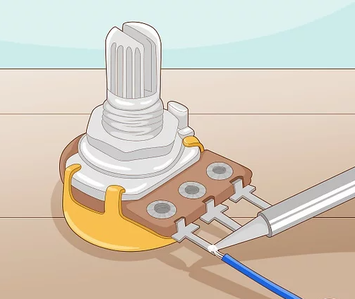 如何连接电位器，电位器焊接终端的接线流程？（二）