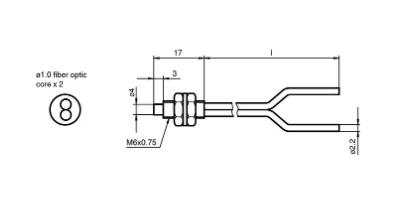光纤漫反射光电传感器附件KLR-C02-2,2-2,0-K70(图4) 光纤漫反射光电传感器附件KLR-C02-2,2-2,0-K70(图4)