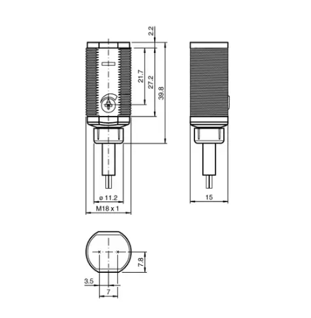 背景抑制传感器GLV18-8-H-120/25/102/115(图5) 背景抑制传感器GLV18-8-H-120/25/102/115(图5)