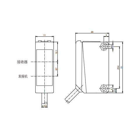 漫反射型光电传感器ML100-8-H-100-RT/102/115(图4) 漫反射型光电传感器ML100-8-H-100-RT/102/115(图4)