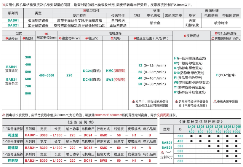 电动滚筒标准型BAB01/BAB21滚筒输送机(图4) image.png