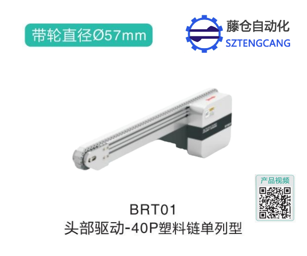 皮带输送机头部驱动塑料链单列型BRT01