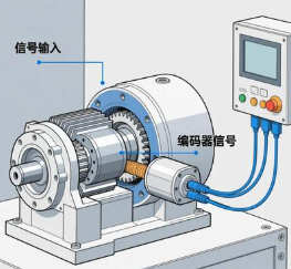 伺服电机减速机编码器信号丢失怎么快速排查？