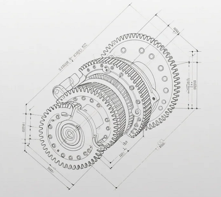 软齿面减速机低速重载齿面接触应力分散(图1)